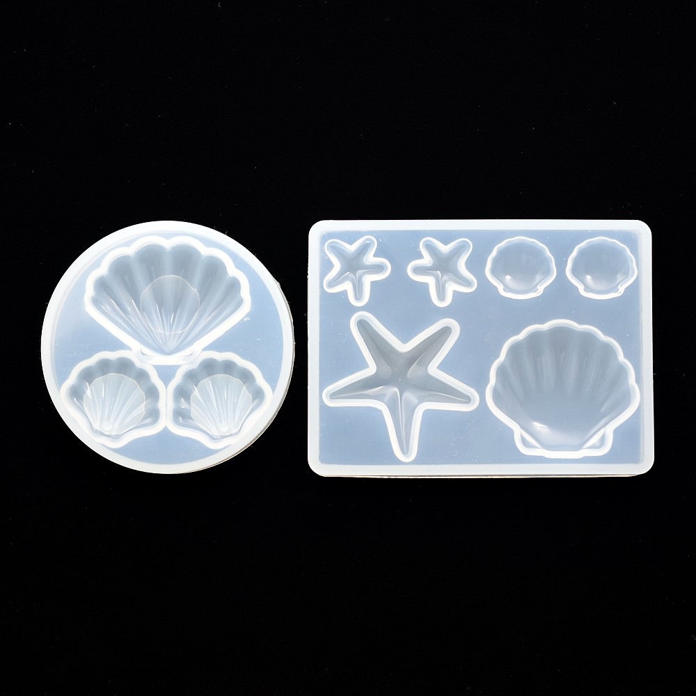 Resin Ocean Wave Mold - Shell Beads Pendant Silicone Mold Resin