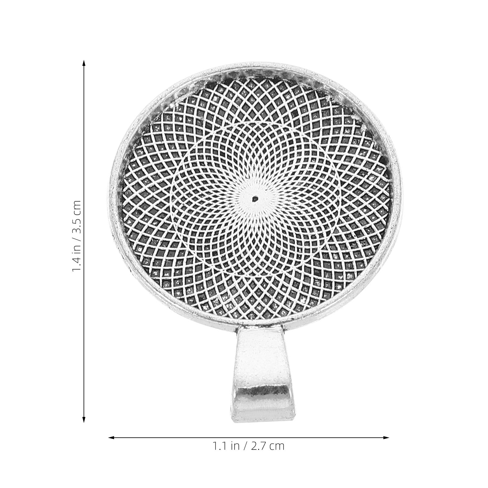 40Pcs Round Bezel Pendant Tray - Bezels Set Pendant ulasan dan harga