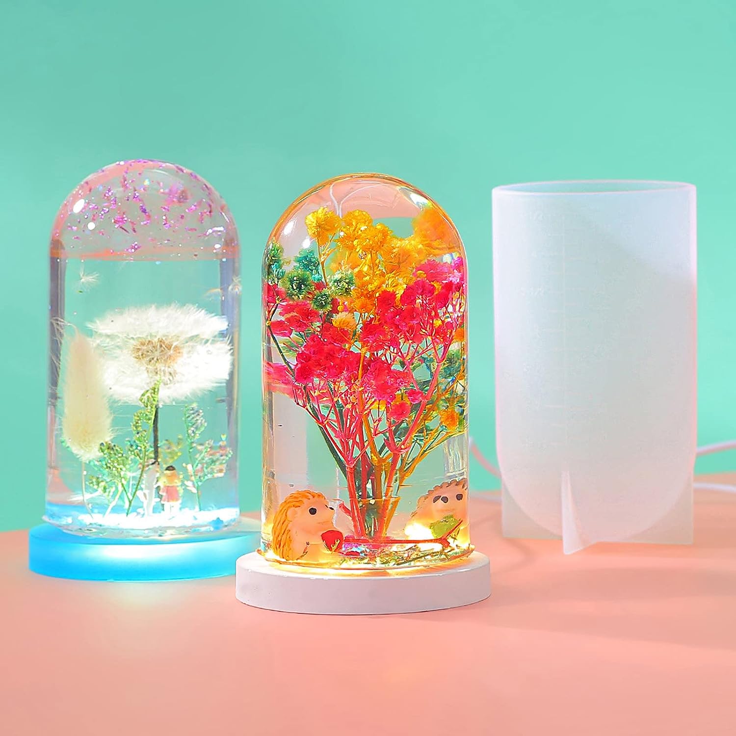DIY Crystal Epoxy Resin Mold L - Resin Ocean Wave Mold ulasan dan harga
