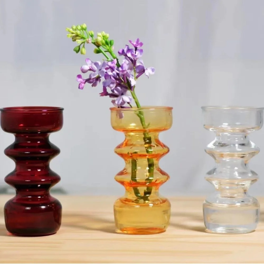Colorful Vases Glass Ornaments - Dried Flower Bulk ulasan dan harga