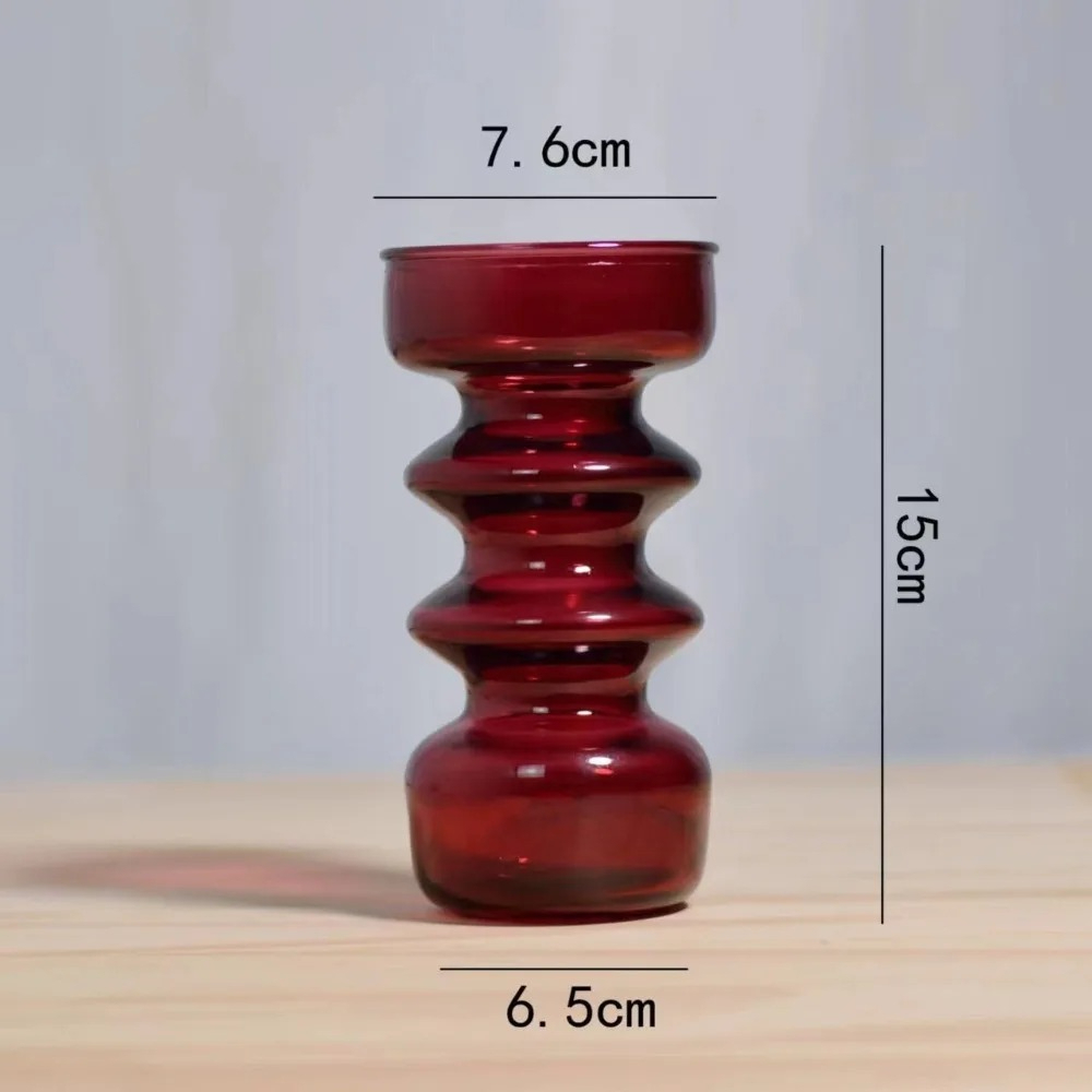 Colorful Vases Glass Ornaments - Dried Flower Bulk ulasan dan harga