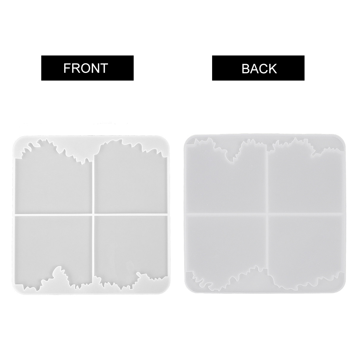 1Pcs Crystal Epoxy Silicone Mo - Resin Ocean Wave Mold ulasan dan harga