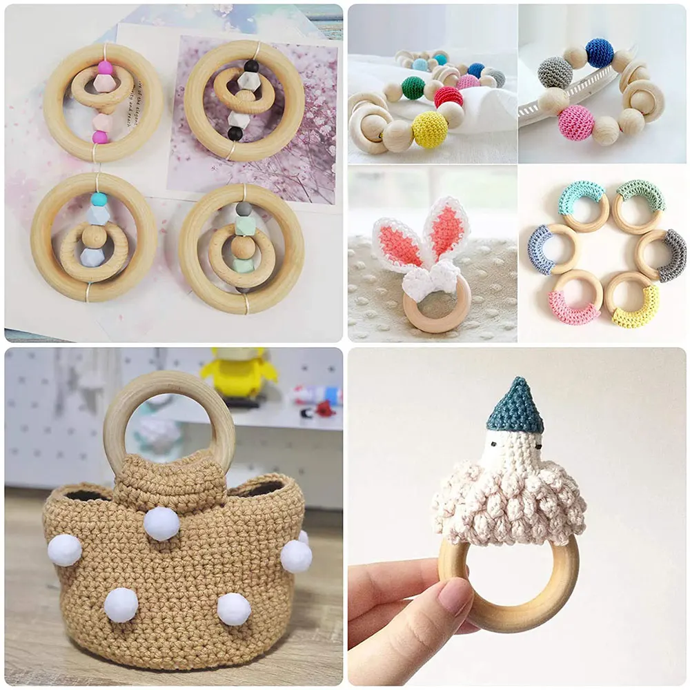 Unfinished Solid Wooden Rings  - Wood Ring Blank ulasan dan harga
