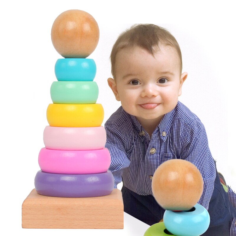 Children Rainbow Tower Ferrule - Wood Ring Blank ulasan dan harga