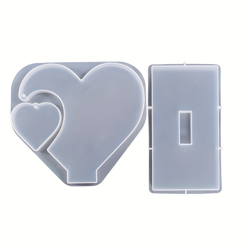1 set of DIY heart-shaped phot - Resin Ocean Wave Mold ulasan dan harga