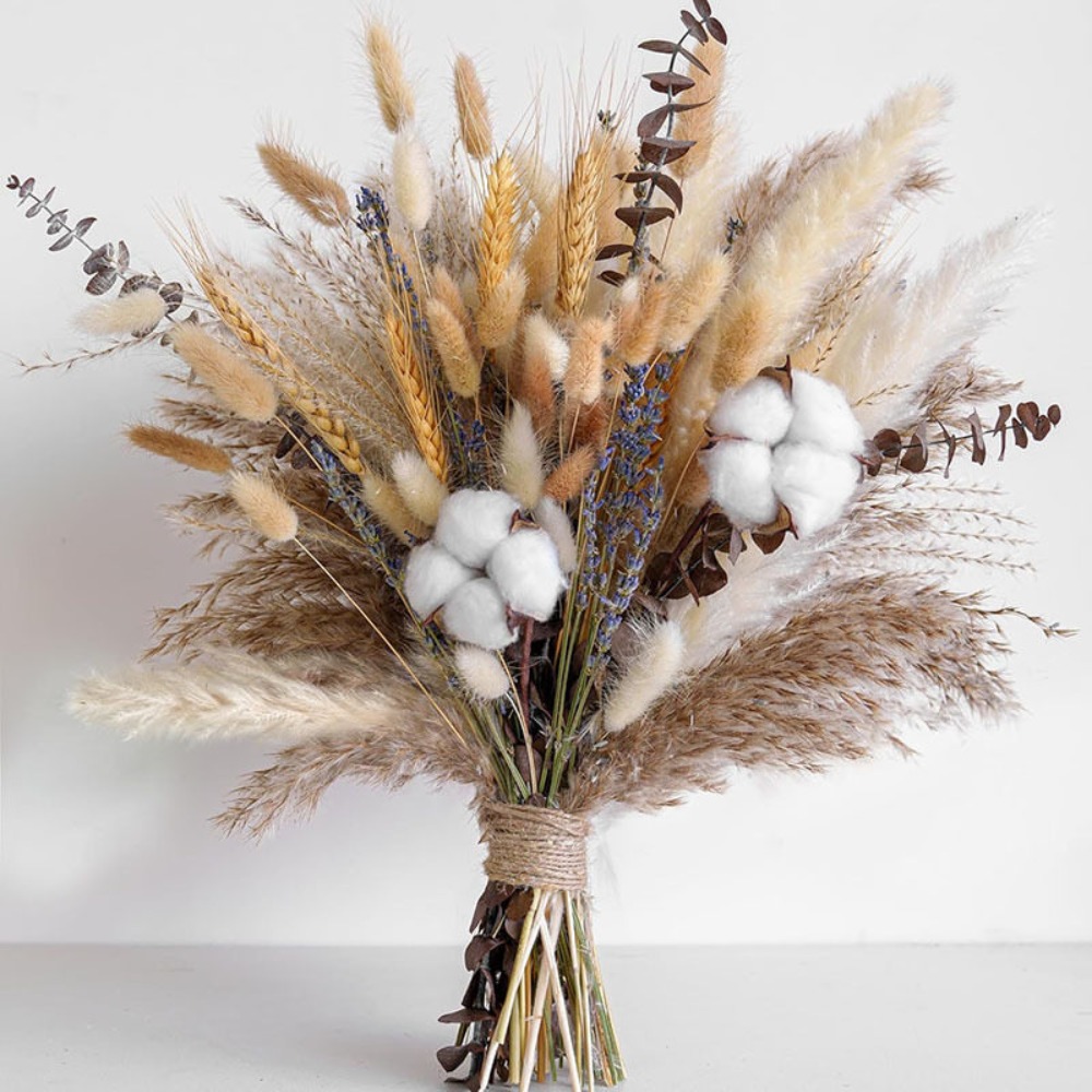 80Pieces Natural Dried Flowers - Dried Flower Bulk ulasan dan harga