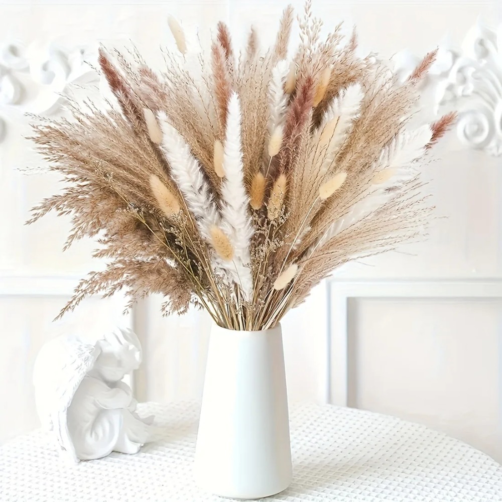 80Pieces Natural Dried Flowers - Dried Flower Bulk ulasan dan harga